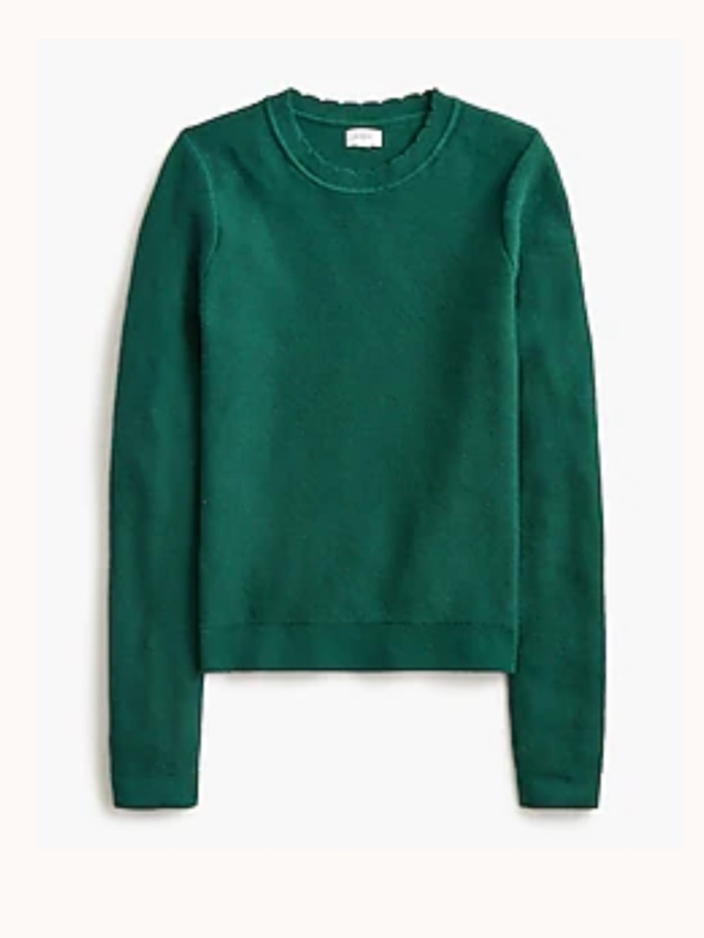 J. Crew Scallop Neck Sweater